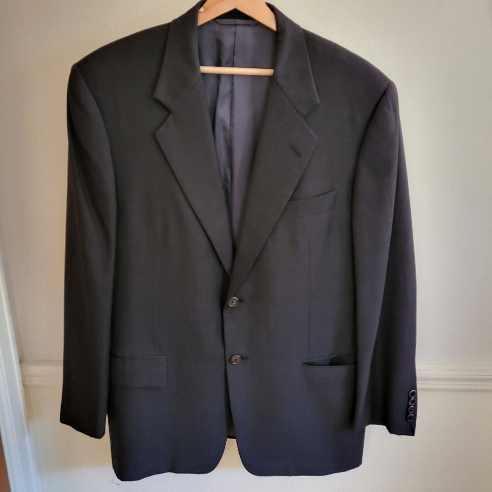 Hickey Freeman Loro Piana 100% Wool Blazer Size 40 Short